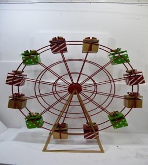 RUOTA PANORAMICA 161X60X180 COL ROSSO E VERDE