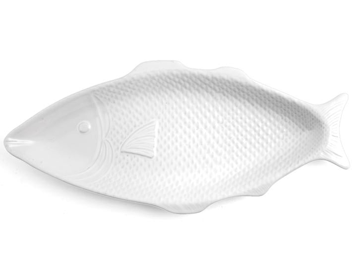 PIATTO PESCE 48X21X4BIANCO