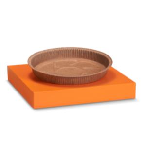STAMPO TORTA MARRONEBORDO ARROTOLATO 18X3H CF=50PZ
