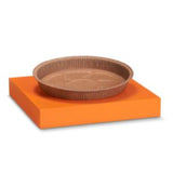STAMPO TORTA MARRONEBORDO ARROTOLATO 18X3H CF=50PZ