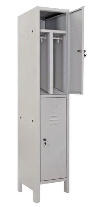 MULTISPOGLIATOIO 2POSTI SPORCO/PULITO SLIM MIS.500X360x1795H