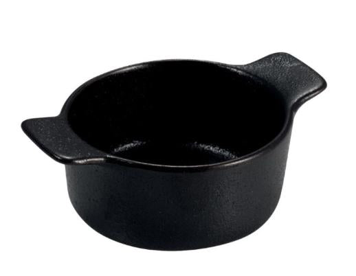 MINI CASSERUOLA RUPIS TONDA NERA 7x10 h 4 cm