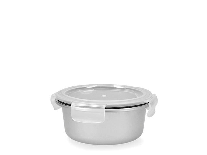 CONTENITORE INOX TONDO COPERCHIO PP 1,60LT