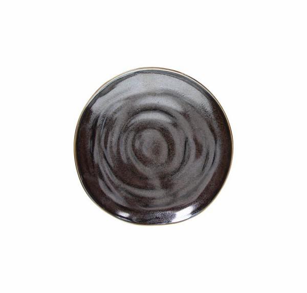 PIATTO DESSERT 18CM ORGANICA MAT BRONZE