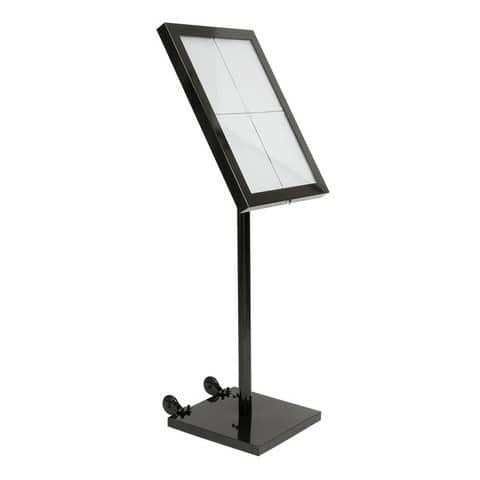ESPOSITORE BLACK STAR 138x50x40cm +2 CHIAVI E 5MT DI CAVO