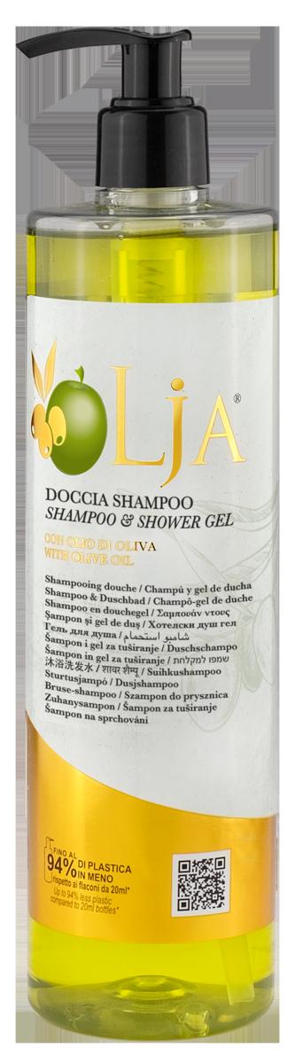 DISPENSER SAPONE DOCCIA/SHAMPOO 500ML 'OLJA'