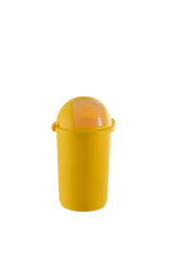 PATTUMIERA 50LT GIALLA C/COP.PUSH CM.41X50H