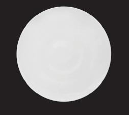 PIATTO PIANO SILK BIANCO 27 (BONE CHINA)