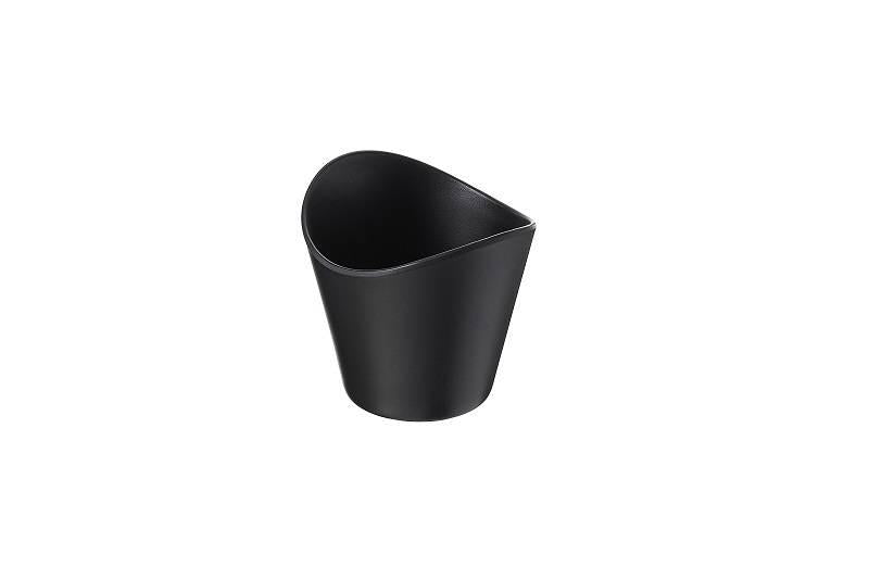 BICCHIERINO FINGER FOOD MELAMINA NERA 8X7X7CM