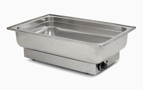CHAFING DISH ELETTRICO RETTANGOLARE 30° C a 85° C