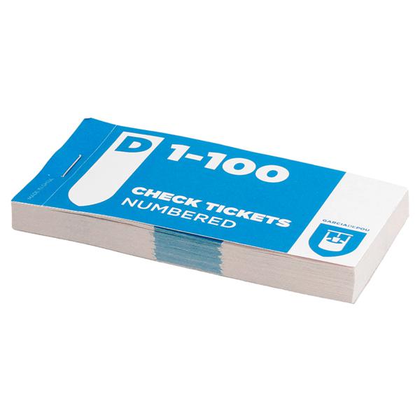 BLOCCO GUARDAROBA NUMERI DOPPI 1-100 15,5 CM CF=30UNITA