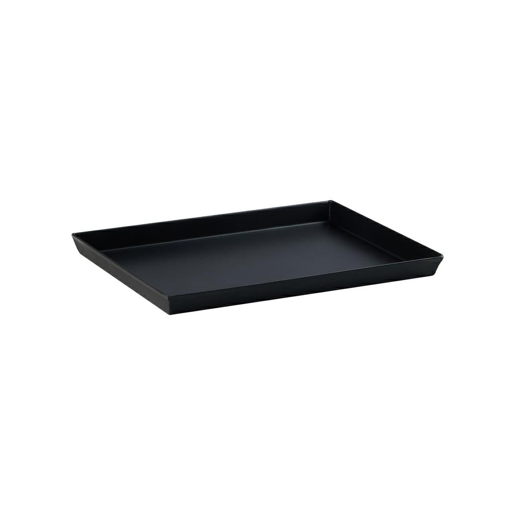 TEGLIA RETTANGOLARE SVASATA FERRO BLU 35X28X3cm
