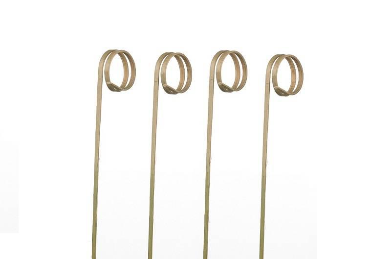 STECCONE BAMBOO RICCIOLO 12CM CF=100PZ NERO