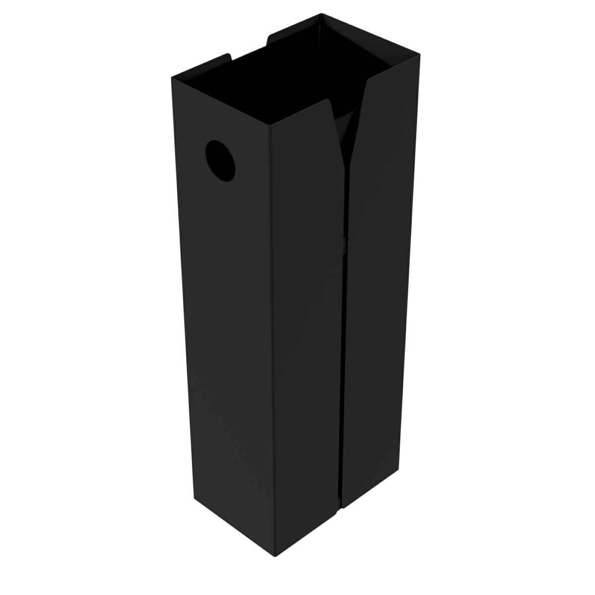 PORTA SECCHIELLI GEMINI COMPACT NERO 2 BOTT. 19X29X76CM