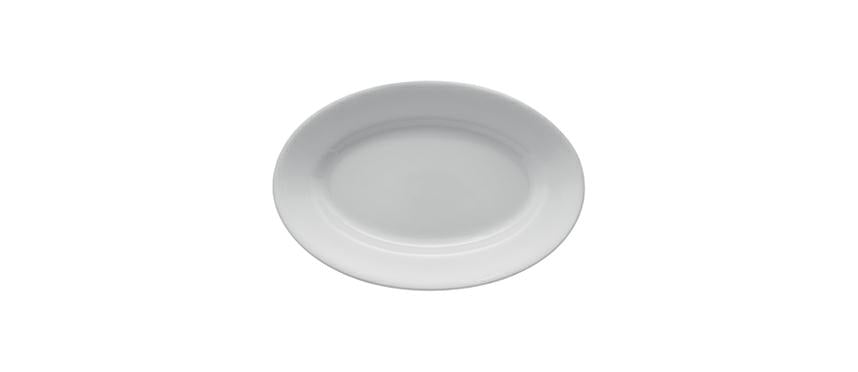 PIATTO OVALE TIVOLI 42CM BIANCO